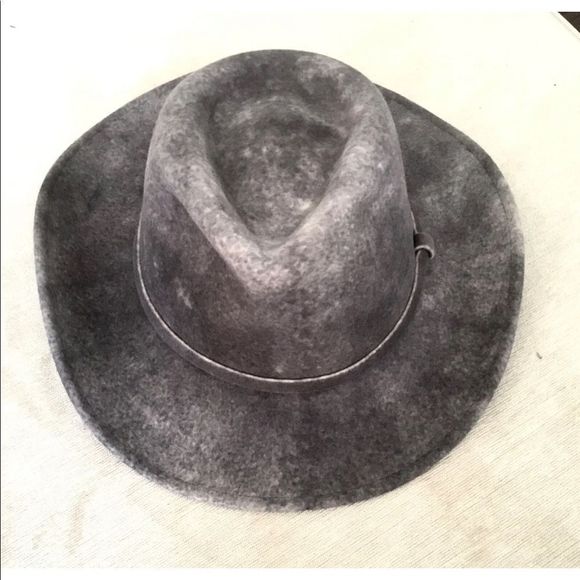 Free People Gray Wide-Brim Hat - Picture 4 of 8